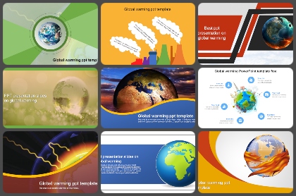 Global warming Powerpoint Templates